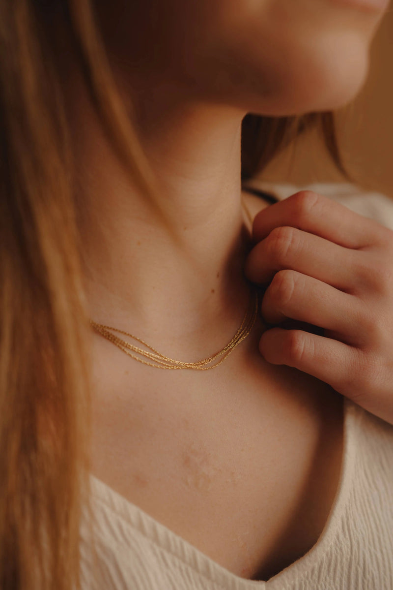 THE JOURNEY LAYERED GOLD NECKLACE