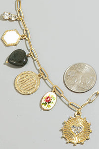 LUX CHARM NECKLACE