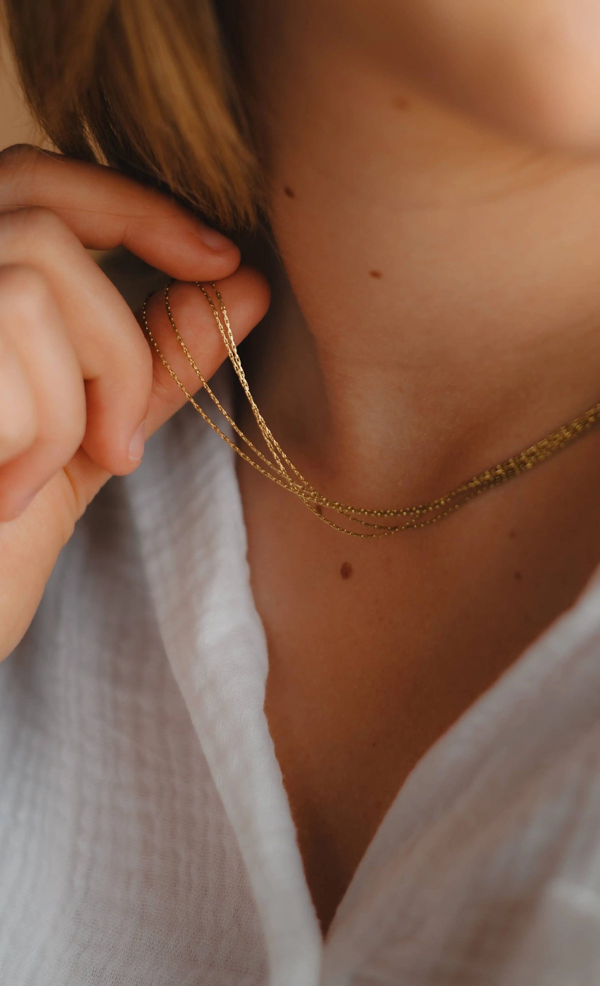 THE JOURNEY LAYERED GOLD NECKLACE