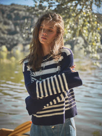 NAUTICAL STRIPE SWEATER