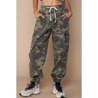 CAMO CARGO JOGGERS