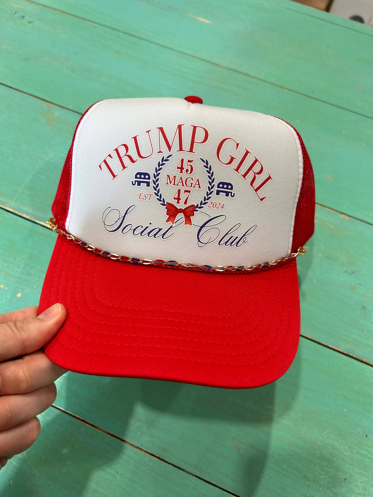 Trump Girl Social Club Trucker Hat 