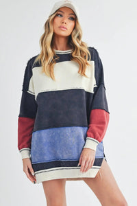 RUGBY COLOR BLOCK PULLOVER