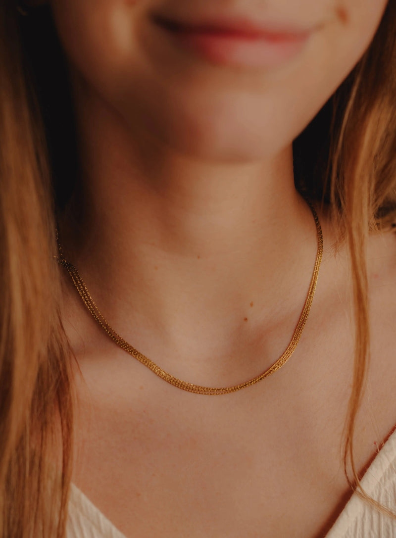 THE JOURNEY LAYERED GOLD NECKLACE