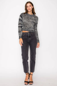 SHIMMER MARLED SWEATER