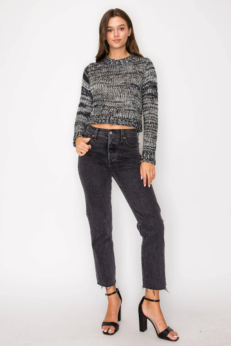 SHIMMER MARLED SWEATER