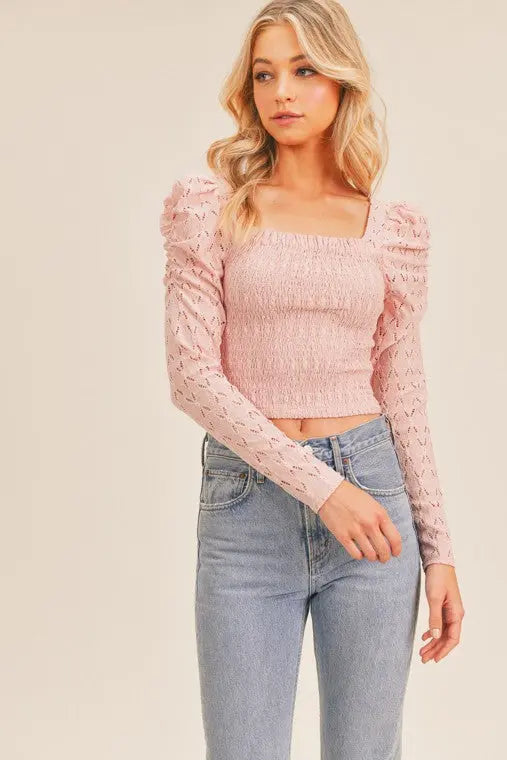 SWEETEST DREAM PUFF SLEEVE TOP - UNCOMMON REIGN