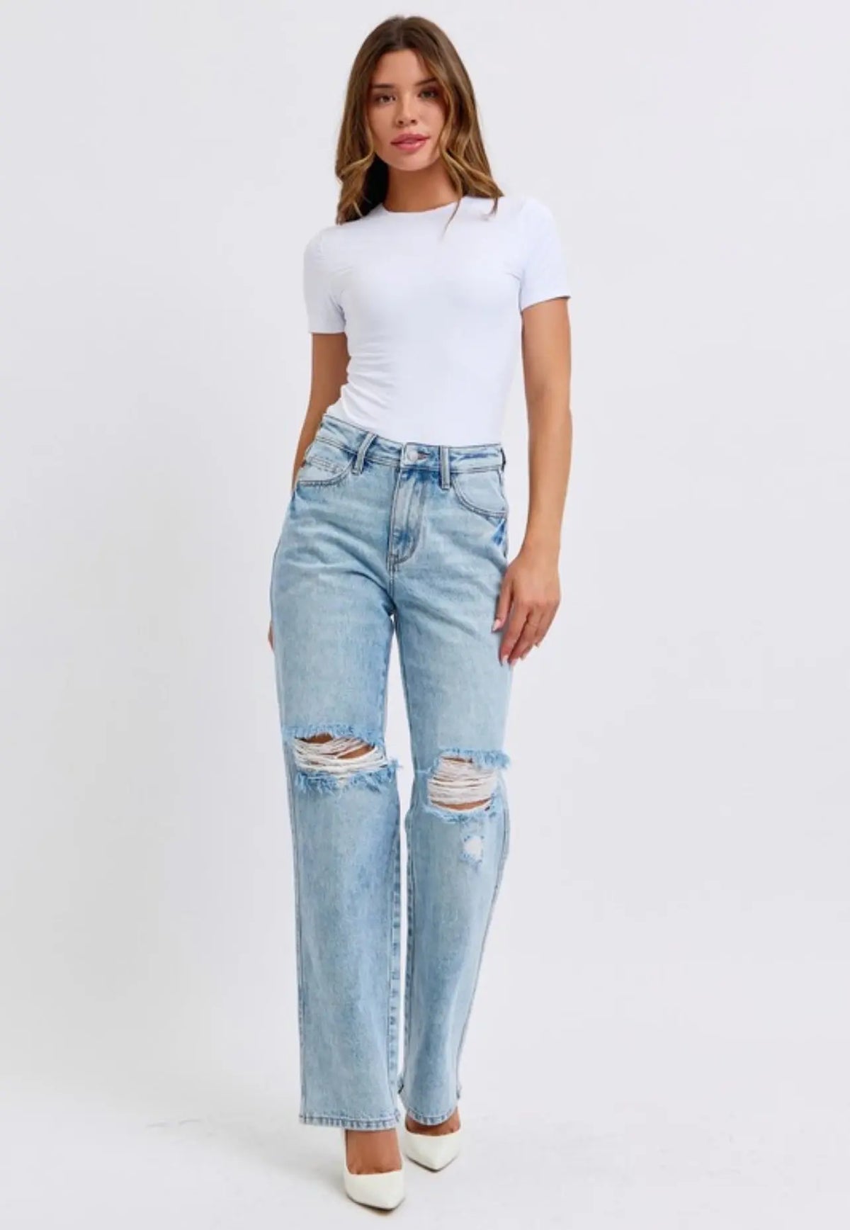 THE RYNA HIGH RISE 90’s JEANS