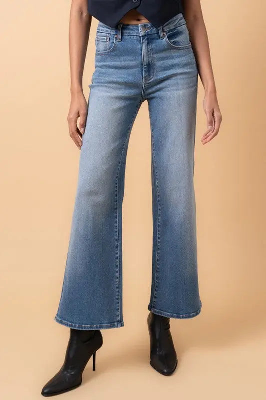 HIGH RISE RELAXED WIDE LEG Denim Lab USA