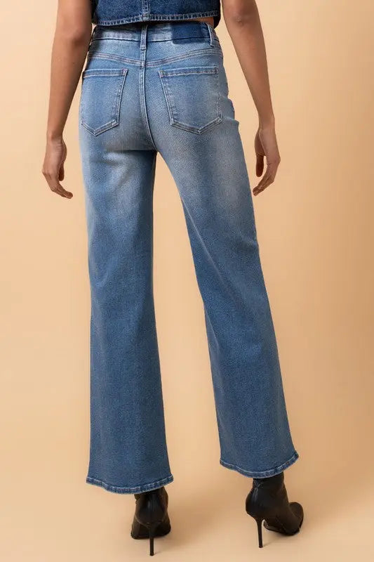 HIGH RISE RELAXED WIDE LEG Denim Lab USA