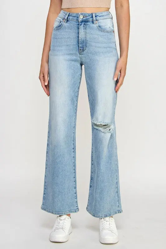 HIGH RISE RELAXED WIDE LEG Denim Lab USA