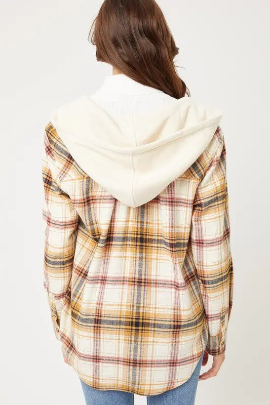 PLAID FLANNEL WITH HOOD Uncommon Reign