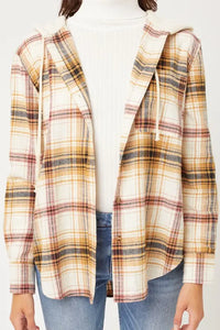 PLAID FLANNEL WITH HOOD Uncommon Reign