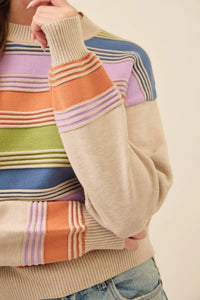 THE JESS COLOR BLOCK SWEATER