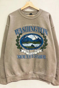 MOUNT RAINIER GRAPHIC SWEATSHIRT