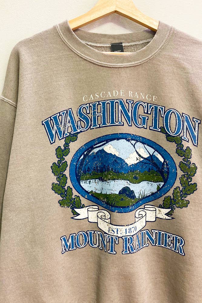 WASHINGTON GRAPHIC SWEATSHIRT