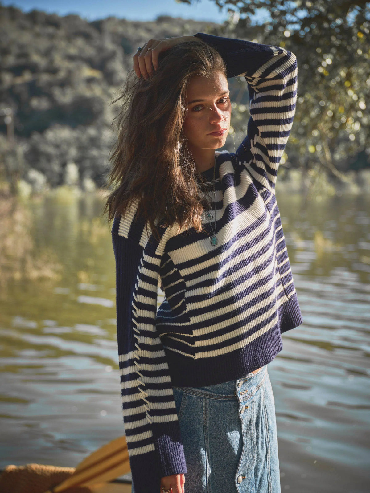 NAUTICAL STRIPE SWEATER