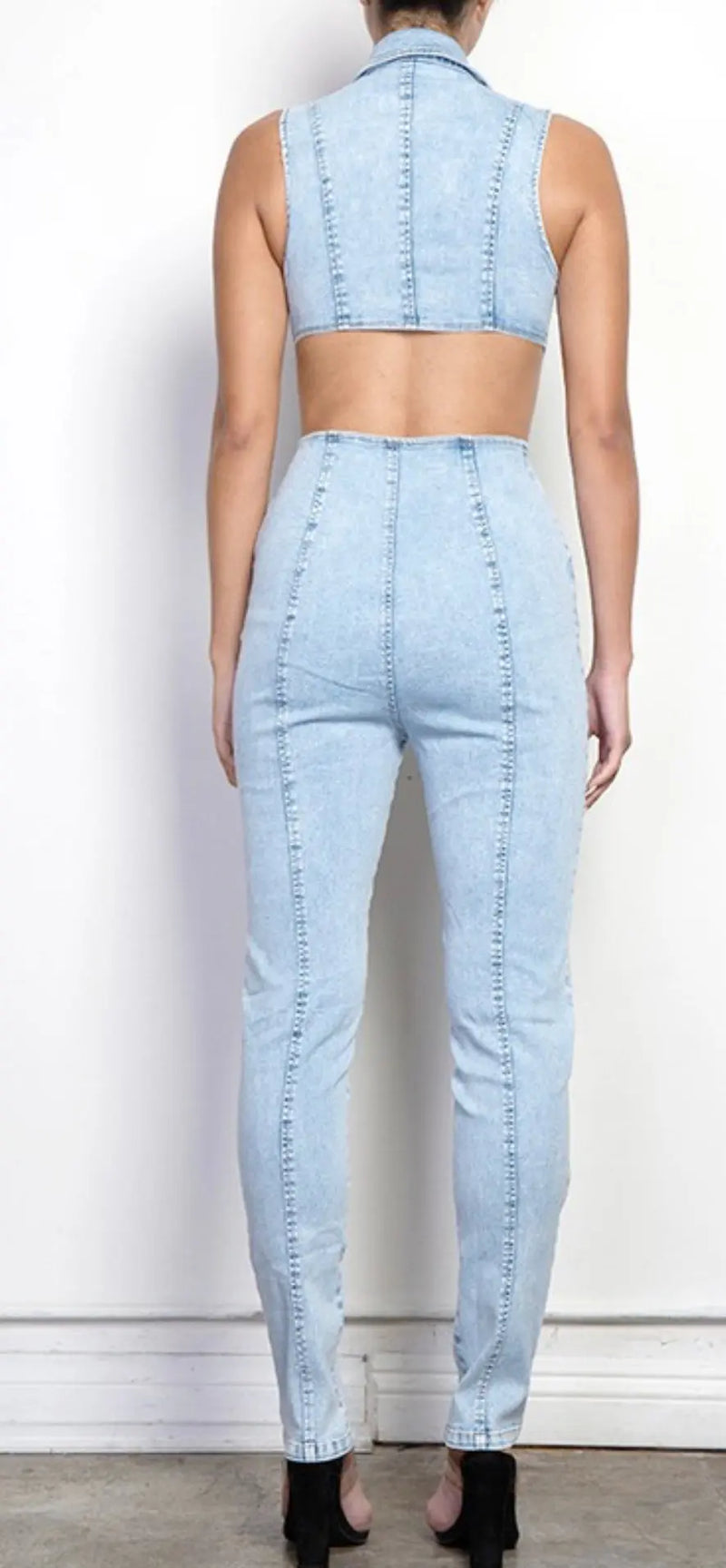 Roman  Moonfleet - Organic Cotton Denim Jumpsuit - Boyish Jeans